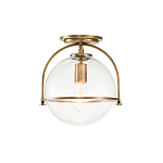 Потолочный светильник с прозрачным стеклянным шаром с эффектом пузырьков Hinkley варинант исполнения - 13 | Loft Concept в Екатеринбурге