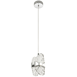 Подвесной светильник из хрусталя Fleuretta Crystal Chrome Hanging Lamp варинант исполнения - 2 | Loft Concept в Екатеринбурге