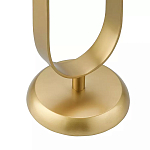 Столик приставной с овальным золотым основанием Oval Gold Base варинант исполнения - 3 | Loft Concept в Екатеринбурге