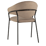 Коричневый стул с обивкой из искусственной замши Alexis варинант исполнения - 5 | Loft Concept в Екатеринбурге