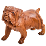 Статуэтка деревянная в виде собаки Balinese Dog 2 варинант исполнения - 1 | Loft Concept в Екатеринбурге