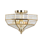 Потолочный светильник шестигранной формы с прозрачными стеклянным плафоном Elstead Lighting варинант исполнения - 9 | Loft Concept в Екатеринбурге