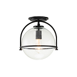 Потолочный светильник с прозрачным стеклянным шаром с эффектом пузырьков Hinkley варинант исполнения - 1 | Loft Concept в Екатеринбурге