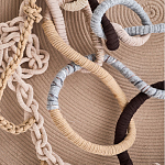 Круглое Дизайнерское Панно Дюна Round Panel Dune варинант исполнения - 5 | Loft Concept в Екатеринбурге