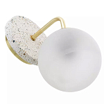 Бра с белым матовым плафоном в форме шара Round White Matte Lampshade варинант исполнения - 3 | Loft Concept в Екатеринбурге