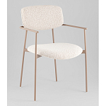 Стул Doe с подклокотниками молочный варинант исполнения - 1 | Loft Concept в Екатеринбурге