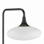 Торшер с белым стеклянным плафоном в форме эллипса Kernel варинант исполнения - 2 | Loft Concept в Екатеринбурге