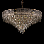 Люстра с каскадом из прозрачного хрусталя Constant Sparks варинант исполнения - 11 | Loft Concept в Екатеринбурге