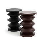 Фигурный приставной столик бордового цвета  AMORPHOUS варинант исполнения - 2 | Loft Concept в Екатеринбурге