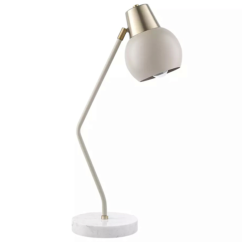 Настольная лампа с регулируемым плафоном Adjustable Lamp Бежевый Сливовый в Екатеринбурге | Loft Concept 