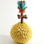 Статуэтка тропический фрукт Pandora Tropical Fruit Yellow Emerald Flower варинант исполнения - 1 | Loft Concept в Екатеринбурге