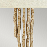 Бра с белым абажуром и элементами в виде натуральных веток Hinkley варинант исполнения - 3 | Loft Concept в Екатеринбурге