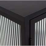 Сервант двухдверный с рифленым стеклом The Keeper варинант исполнения - 3 | Loft Concept в Екатеринбурге