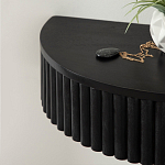 Прикроватный подвесной столик с ящиком черный Bedside Hanging Table варинант исполнения - 4 | Loft Concept в Екатеринбурге