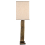 Настольная лампа с корпусом в форме кольца и прямоугольным абажуром French Ring варинант исполнения - 4 | Loft Concept в Екатеринбурге