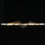 Люстра подвесная линейная Adilin Сhromium варинант исполнения - 1 | Loft Concept в Екатеринбурге