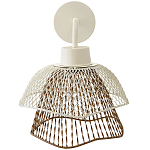 Бра с сетчатым металлическим абажуром Beige Gold Mesh Lampshade варинант исполнения - 2 | Loft Concept в Екатеринбурге