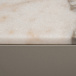 Тумба под телевизор серая с мраморной столешницей Uniqueness Marble варинант исполнения - 6 | Loft Concept в Екатеринбурге