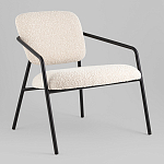 Кресло лаунж Rooney букле белый варинант исполнения - 1 | Loft Concept в Екатеринбурге