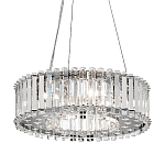 Люстра подвесная круглая с множеством вертикальных прямоугольных кристаллов Kichler варинант исполнения - 1 | Loft Concept в Екатеринбурге