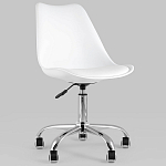 Офисный стул на металлическом основании EGGERY White пластик варинант исполнения - 2 | Loft Concept в Екатеринбурге