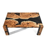 Кофейный Стол River in Autumn Elm Resin Coffee Table варинант исполнения - 2 | Loft Concept в Екатеринбурге