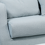 Диван Seldon с мягкими подушками голубое букле варинант исполнения - 5 | Loft Concept в Екатеринбурге