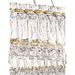 Люстра подвесная круглая из прозрачного хрусталя с золотым корпусом Selfsufficient варинант исполнения - 8 | Loft Concept в Екатеринбурге