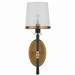 Бра настенное с прозрачным стеклянным абажуром Simple Pure Form варинант исполнения - 3 | Loft Concept в Екатеринбурге