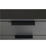 Комод цвета графит с 3-мя ящиками Strict Lines  варинант исполнения - 5 | Loft Concept в Екатеринбурге