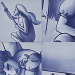 Плитка с рисунком Первый сон варинант исполнения - 3 | Loft Concept в Екатеринбурге