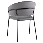 Стул в велюре серого цвета Horizon варинант исполнения - 5 | Loft Concept в Екатеринбурге