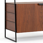 Стеллаж из орехового дерева Olson Rack варинант исполнения - 4 | Loft Concept в Екатеринбурге