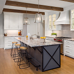 Подвесной светильник с прозрачным коническим стеклянным плафоном в современном стиле Feiss варинант исполнения - 3 | Loft Concept в Екатеринбурге