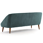 Трехместный диван с обивкой из велюра Belanger Sofa варинант исполнения - 3 | Loft Concept в Екатеринбурге