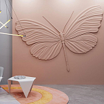 Барельеф BUTTERFLY варинант исполнения - 2 | Loft Concept в Екатеринбурге