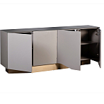 Комод со стеклянной столешницей и с выдвижными ящиками Minimalist Accent варинант исполнения - 2 | Loft Concept в Екатеринбурге