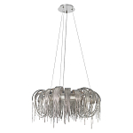 Люстра круглая подвесная с металлическими дугами и длинными цепочками 80 см Atlantis Chain варинант исполнения - 2 | Loft Concept в Екатеринбурге