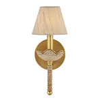 Бра из кованого железа с отделкой плетеной веревкой и сусальным золотом Parisian Style варинант исполнения - 4 | Loft Concept в Екатеринбурге