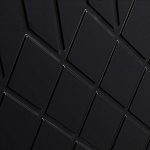 Комод черный округлой формы с рельефным фасадом Black Cut варинант исполнения - 5 | Loft Concept в Екатеринбурге