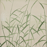 Обои ручная роспись Wild Grasses Special Colourway on Bleached Silver slub silk варинант исполнения - 2 | Loft Concept в Екатеринбурге