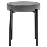 Табурет с мягким круглым сиденьем RIO Grey варинант исполнения - 2 | Loft Concept в Екатеринбурге