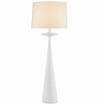 Торшер белый с фигурным каркасом Bleached Element варинант исполнения - 1 | Loft Concept в Екатеринбурге