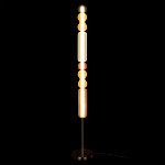 Торшер с разноцветными стеклянными цилиндрами и шарами Eclecticism  варинант исполнения - 1 | Loft Concept в Екатеринбурге