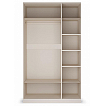 Шкаф 3-х дверный с зеркальными дверями Satin Furniture варинант исполнения - 3 | Loft Concept в Екатеринбурге