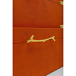 Комплект оранжевых чемоданов Golden Twigs варинант исполнения - 4 | Loft Concept в Екатеринбурге