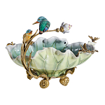 Чаша в виде листка лотоса с птицами Eden Garden варинант исполнения - 4 | Loft Concept в Екатеринбурге