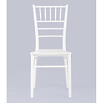 Стул Chiavari пластик белый варинант исполнения - 4 | Loft Concept в Екатеринбурге