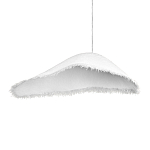 Подвесной светильник с асимметричным волнообразным абажуром и фактурной бахромой по краю Tactile Line варинант исполнения - 10 | Loft Concept в Екатеринбурге