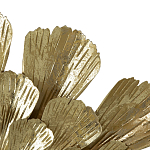 Зеркало круглое настенное в металлической раме Sunny Golden Petals варинант исполнения - 5 | Loft Concept в Екатеринбурге